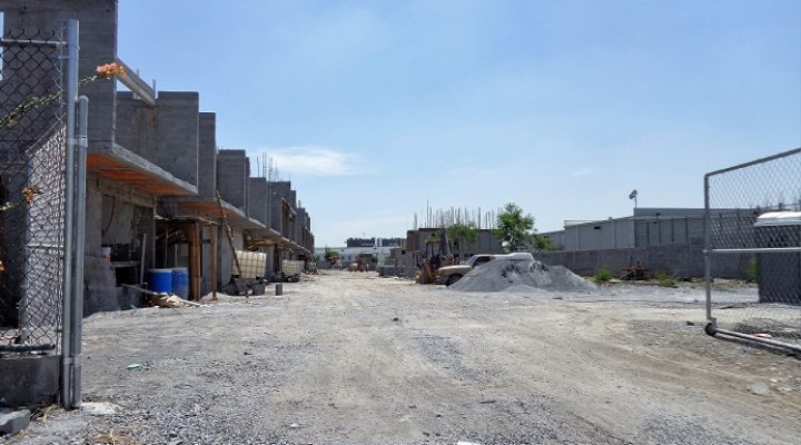 Construyen edificios de vivienda en Guadalupe