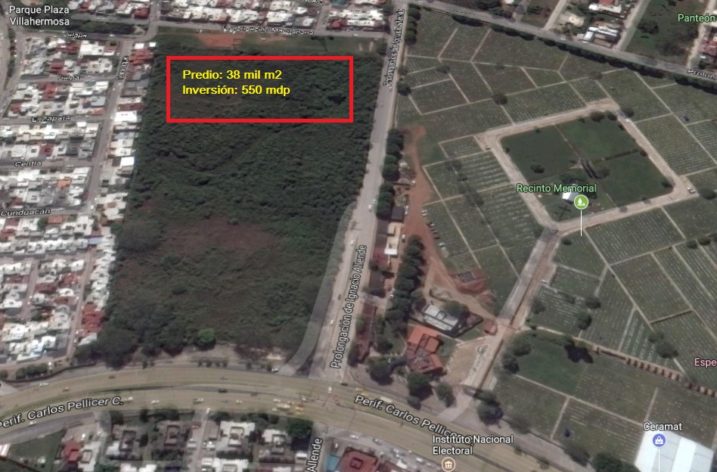 Invertirán 550 mdp en desarrollo comercial en Villahermosa