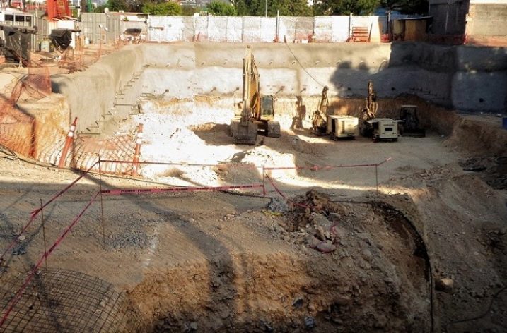 Avanza excavación de proyecto vertical de 16 mil m2