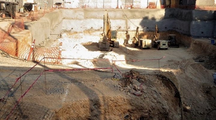 Avanza excavación de proyecto vertical de 16 mil m2