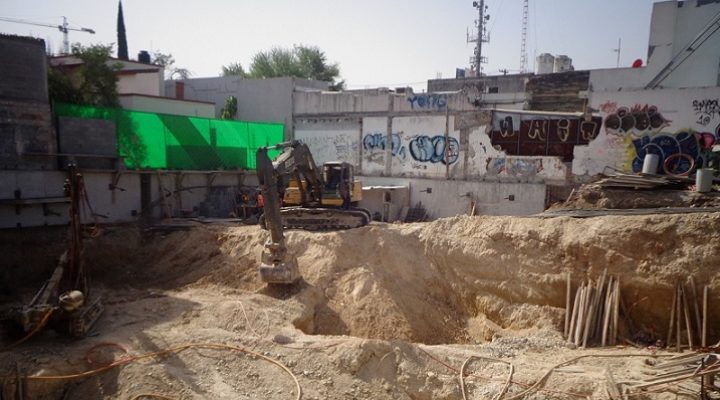 Inicia excavación de proyecto multinivel de 7 mil m2