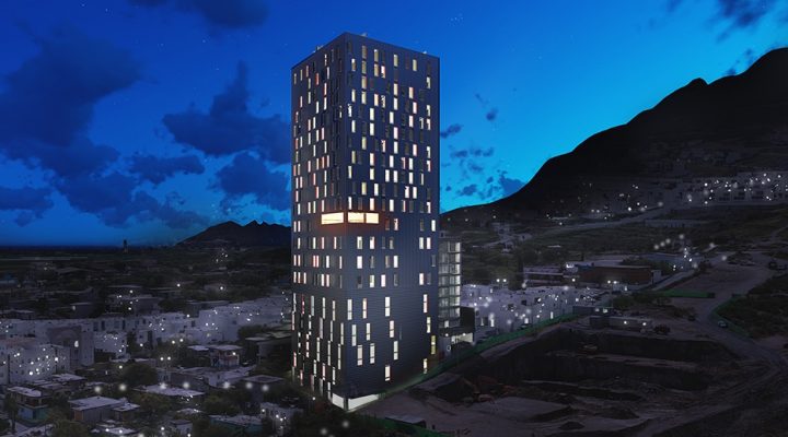 Levantan torre de ‘depas’ de 22 pisos en Valle Poniente
