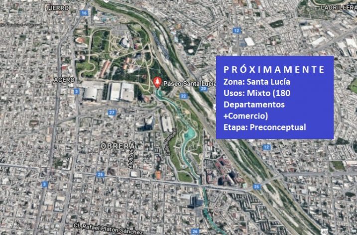 Avanza fase preconceptual de torre en la ribera del Santa Lucía