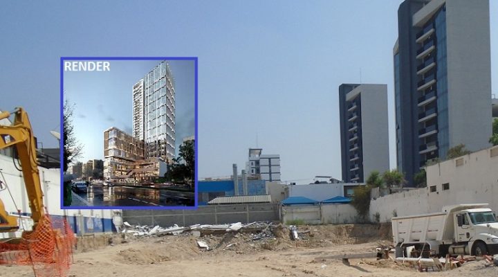 Vuelven a la actividad obras para edificar torre mixta en MTY