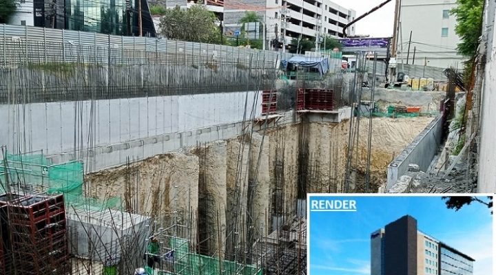 Arranca ascenso de torre médica en MTY; tendrá 6 niveles de sótano