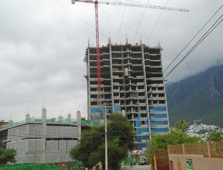 Llega al nivel 16 (de 20) proyecto de uso habitacional en Av. Garza Sada